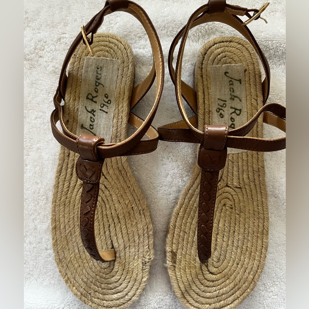Jack Roger’s sandals, size 7.5, brown